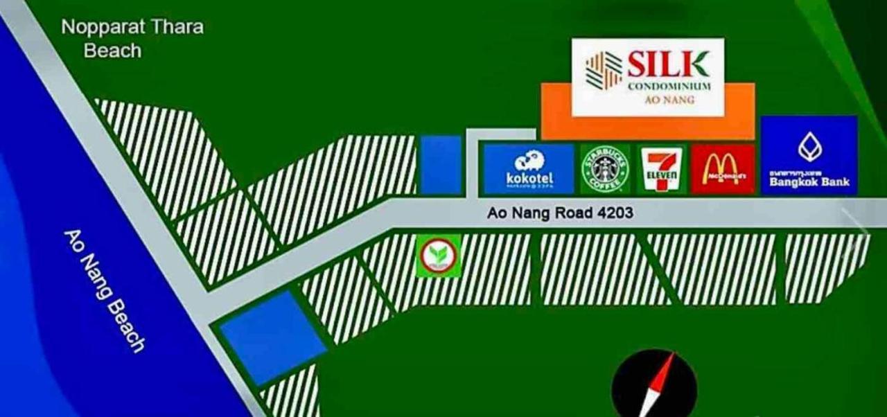 A402-Silk Condo Aonang-Sea View-5 Mins Walk To Beach Ao Nang Esterno foto